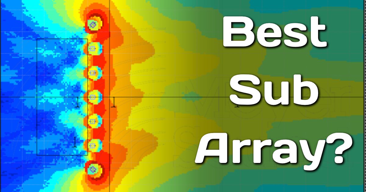 The BEST subwoofer array for large concerts?