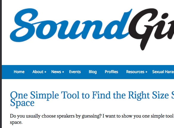One Simple Tool to Find the Right Size Speaker for Any Space