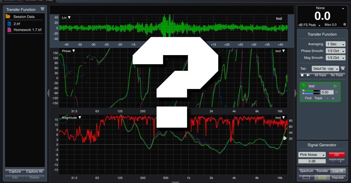 What do all of those squiggly lines mean? (a short intro to the graphs in Smaart®)